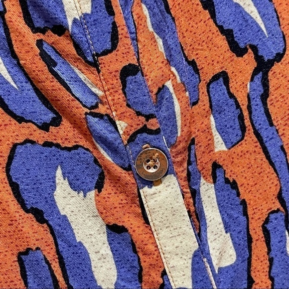 CABI Women’s Orange Purple ISLA Cami Animal Leopard Print Tank Top - Picture 4 of 6